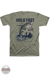 Kerusso KHF5217 Hold Fast Men's Fishing T-Shirt in Sage back view