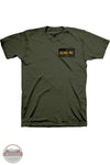 Kerusso KHF5451 Hold Fast Men's Send Me T-Shirt in Green front view with pocket imprint