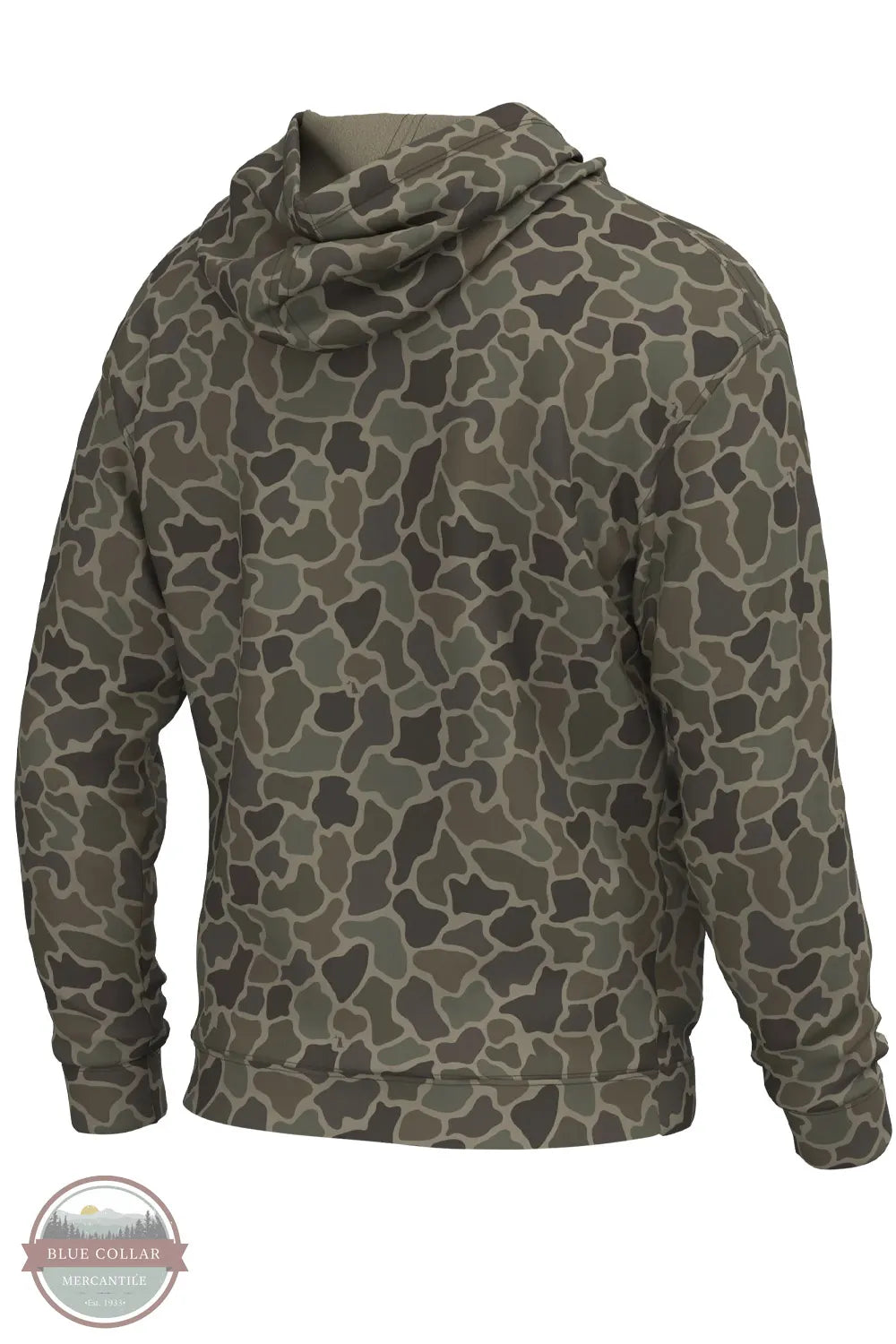 Local Boy Outfitters L1300033-BCM Hilltop Hoodie in Brush Camo back view