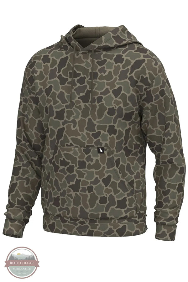 Local Boy Outfitters L1300033-BCM Hilltop Hoodie in Brush Camo front view