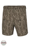Local Boy Outfitters L1600015-BLD Men's Volley 6" Shorts in Mossy Oak Bottomland Camo front view