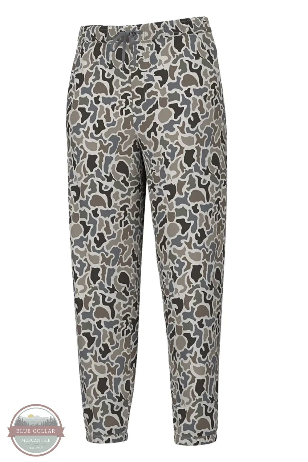 Local Boy Outfitters L1600022 Men's Joggers in Localflage Camo front view with drawstring