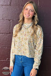 Local Girl L5112000-FCD Boxy Crop Long Sleeve T-Shirt by Local Boy Outfitters — Women's Camo Long Sleeve Crop Top on Emma