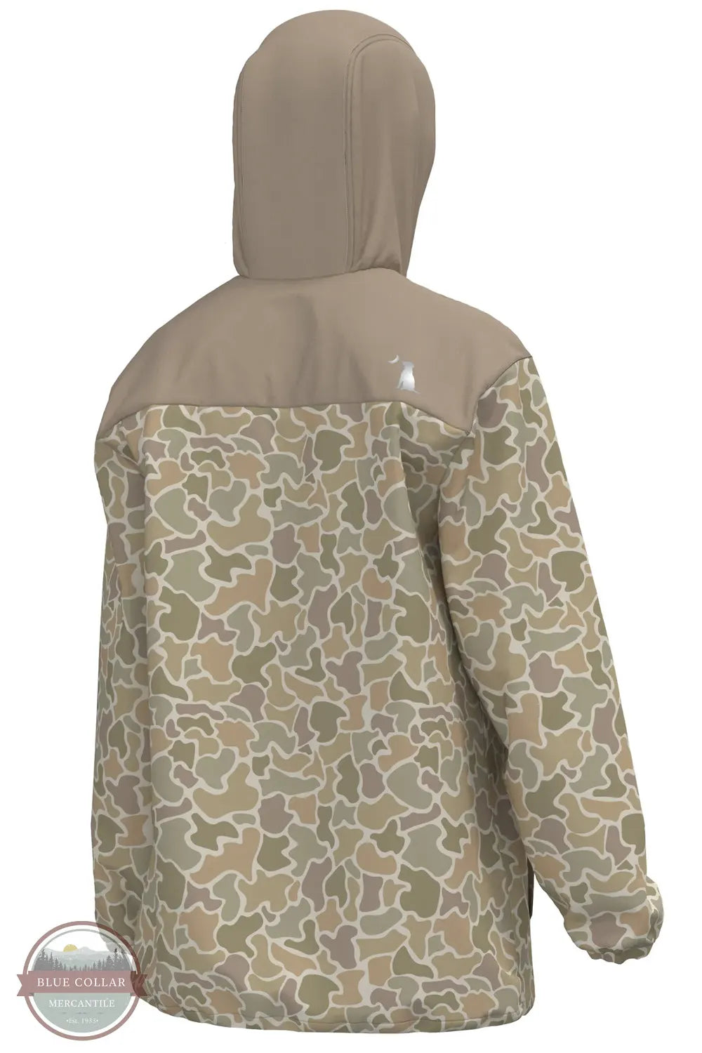 Local Girl Outfitters L5130041-FCD Local Girl Rain Jacket in Forest Camo Desert back view