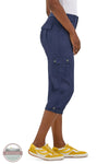 Lee 112361997 Ultra Lux Comfort Mid Rise Capri in Blue Mood Indigo side view