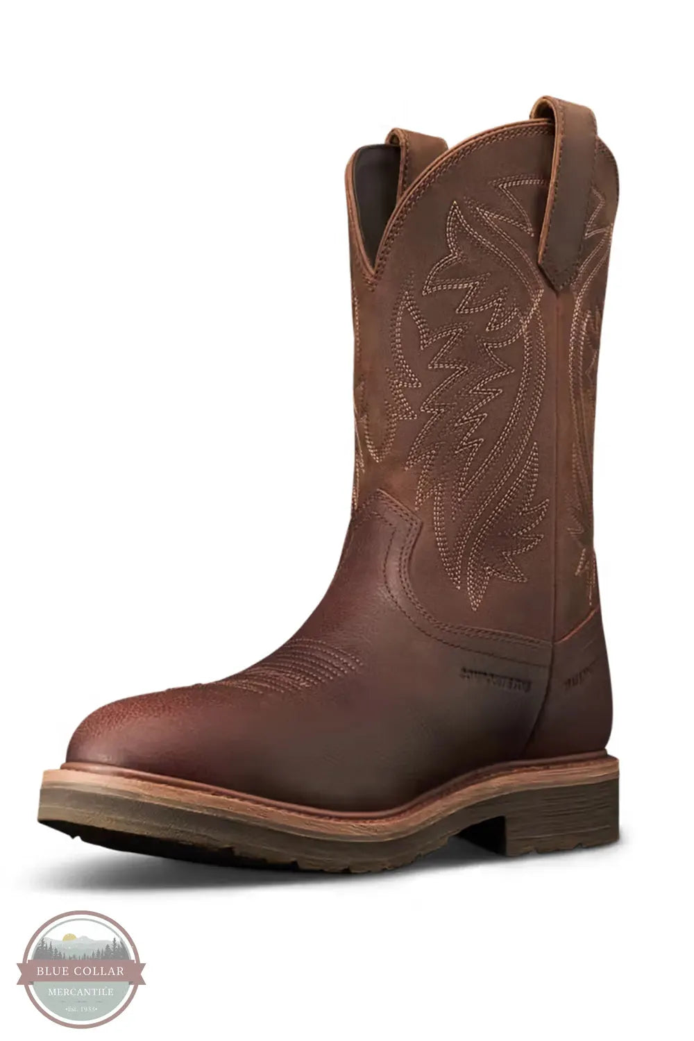 Tecovas M10111TBC Longhaul Waterproof Round Composite Toe Work Boot outside view