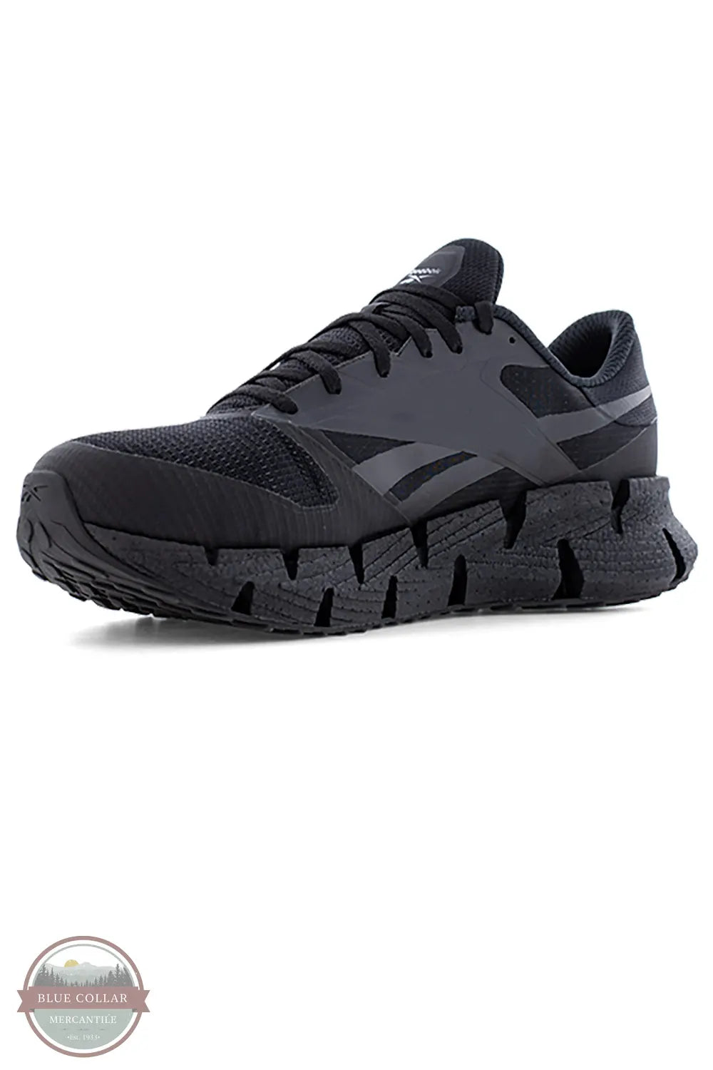 Reebok RB3030 Men's Floatzig Work Athletic Work Shoe Composite Toe in Black opposite side view