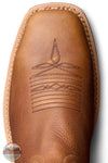 TECOVAS M10083CFS Men's Longhaul Waterproof Square Composite Toe Work Boot detailed toe view