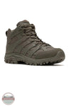 MERRELL J004113 Men's Moab 3 Mid Tactical Waterproof Hiking Boot in Dark Olive main view