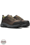 MERRELL J007891 Men's Moab Speed 2 Waterproof Carbon Fiber Work Shoe in Dark Taupe 3/4 view