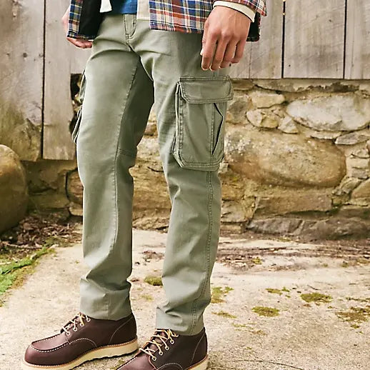 Mens work pants available at Blue Collar Mercantile The Workingman's Store in Winchester, VA man wearing Rugged Wear work pants shown
