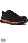 Reebok RB4050 Men's Sublite Cushion Work Athletic Shoe Composite Toe in Black main view