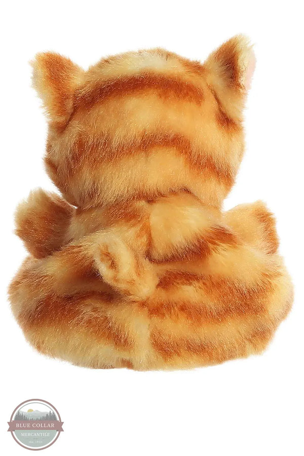 Aurora Meow Kitty Palm Pals Plush | Orange Tabby Cat Toy back view