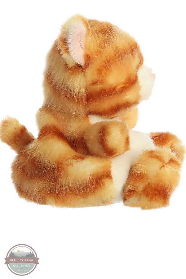 Aurora Meow Kitty Palm Pals Plush | Orange Tabby Cat Toy side view