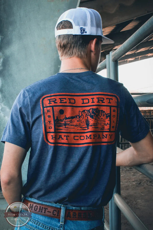 Red Dirt Hat Co. RDHC-T-166 Mesa Short Sleeve T-Shirt on model back view