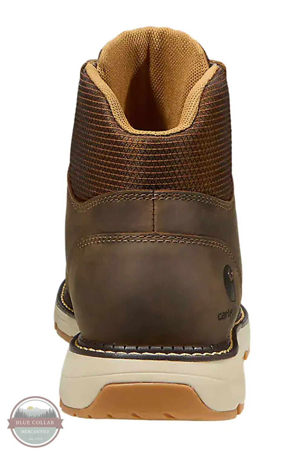 Carhartt Millbrook Mid Nano Composite Toe Wedge Work Boot back heel view