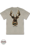 Simply Southern MN-MINWASH-DEER-BRCH Men's Deer Camo Head T-Shirt back imprint image of deer