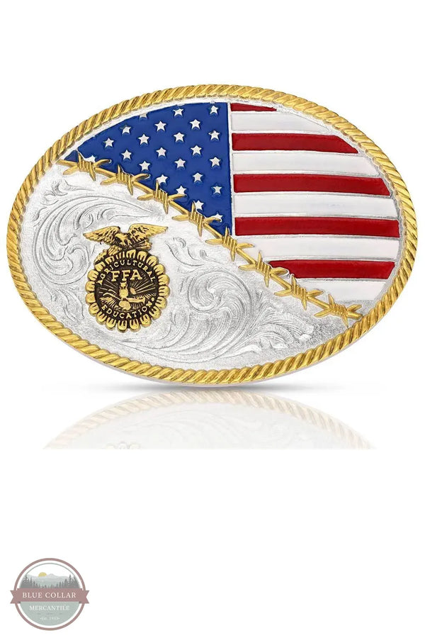 Montana Silversmiths A1048FFA FFA Patriotic Traditions Buckle