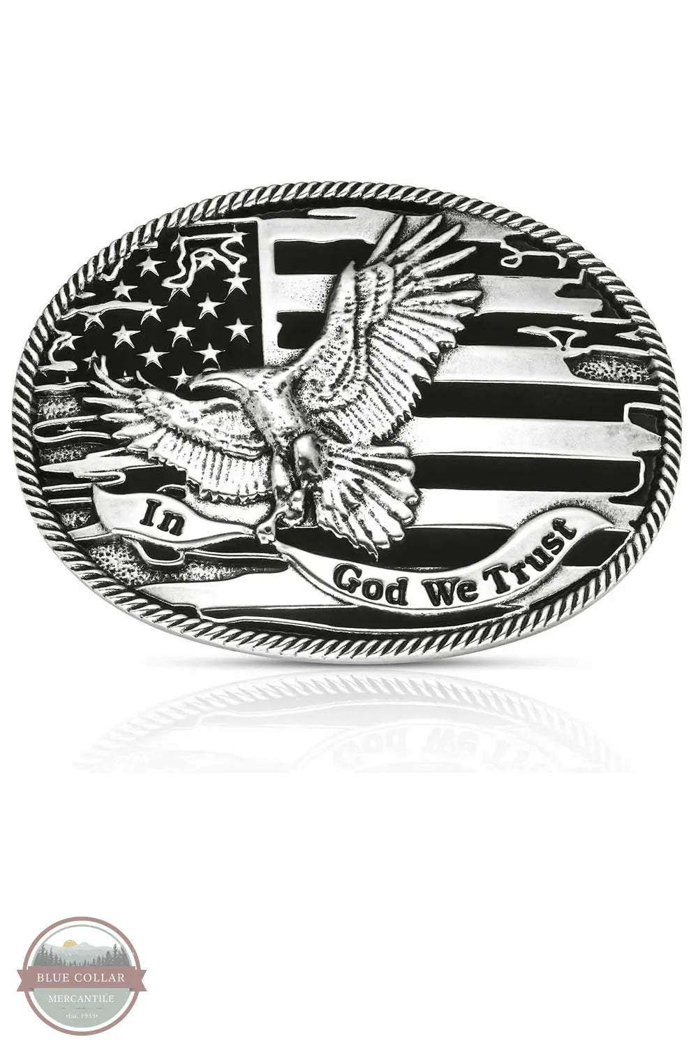 Montana Silversmiths A1063S Forged In Freedom Buckle