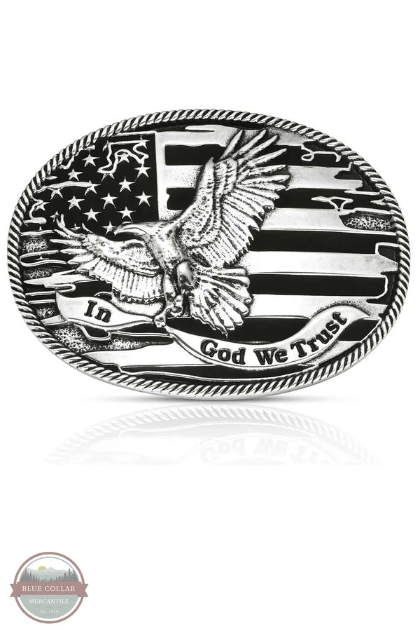 Montana Silversmiths A1063S Forged In Freedom Buckle