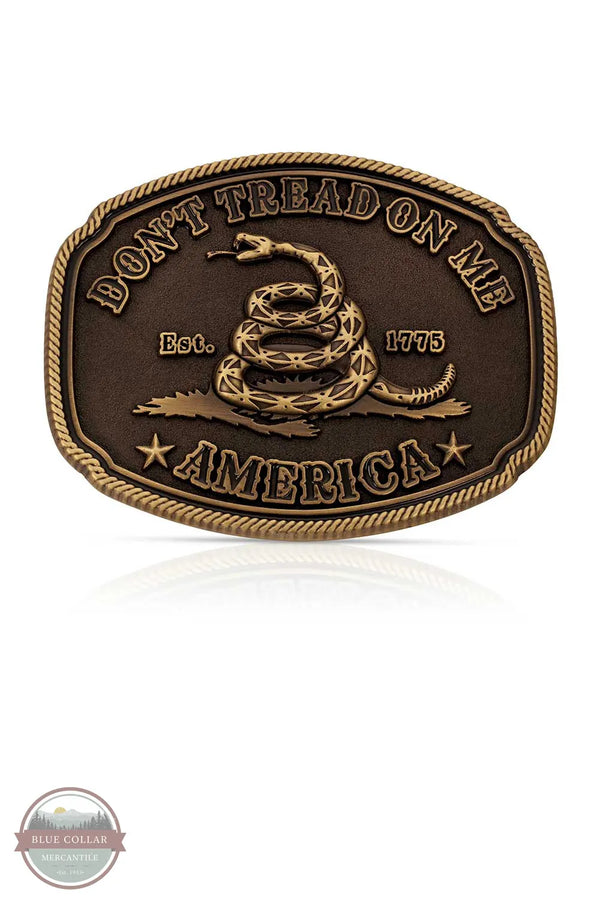 Montana Silversmiths A515C American Gadsden Don't Tread on Me Heritage Attitude Belt Buckle