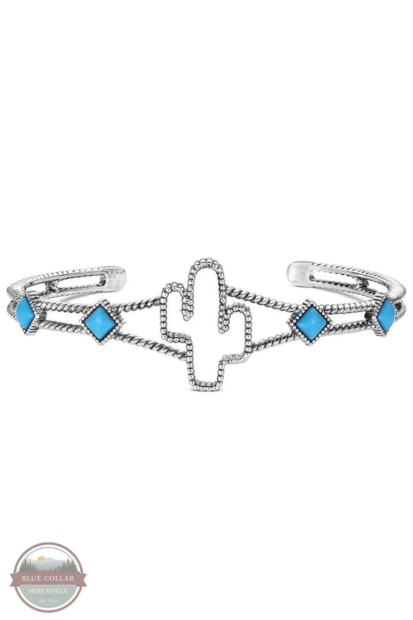 Montana Silversmiths BC6326 Desert Turquoise Cuff Bracelet, front