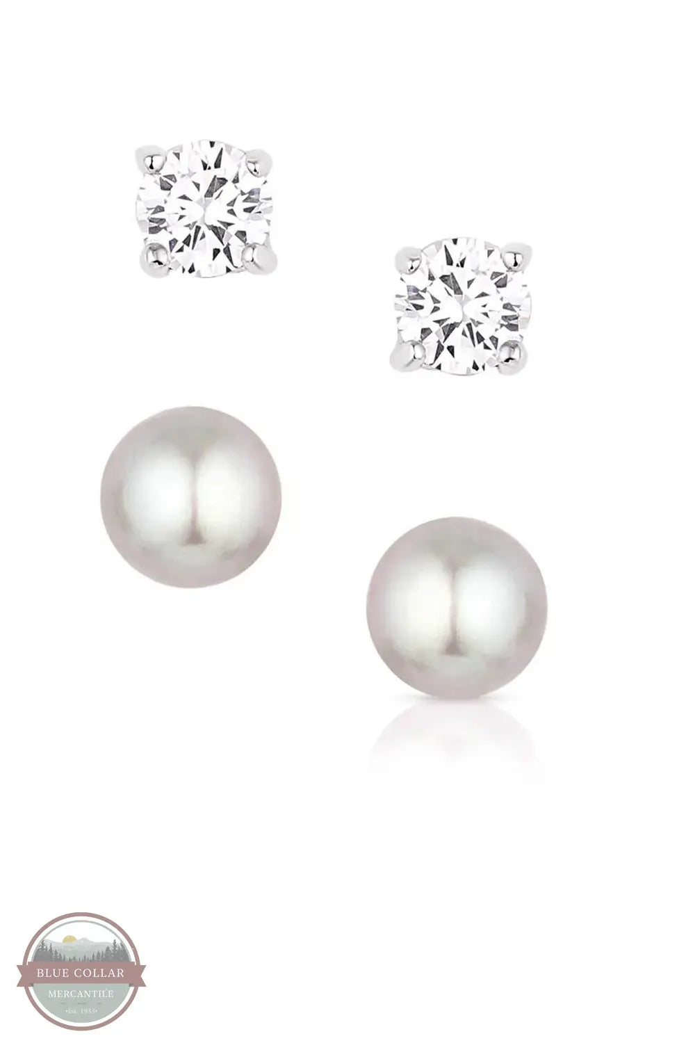 Montana Silversmiths ER6117 Pearl &nbsp;Harmony Earring Set