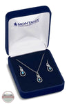 Montana Silversmiths JS6374 Turquoise Tear Drop Jewelry Set in box