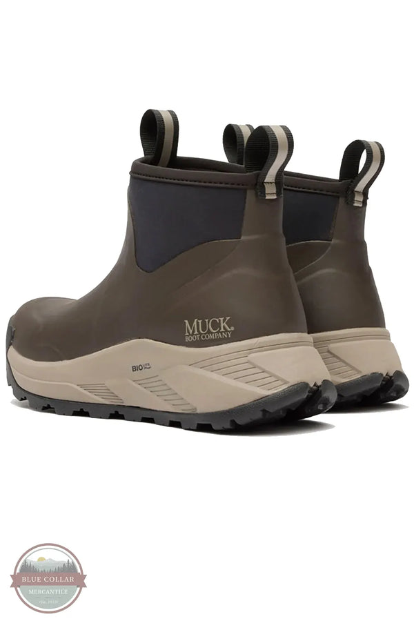 Muck Outmax Men's Outdoor Ankle Boot in Turkish Coffee Brown MOX6M90 pair shown 3/4 view back