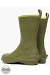 Muck Boots MRBMM300 Harvester Waterproof Mid Boots in Green, rear