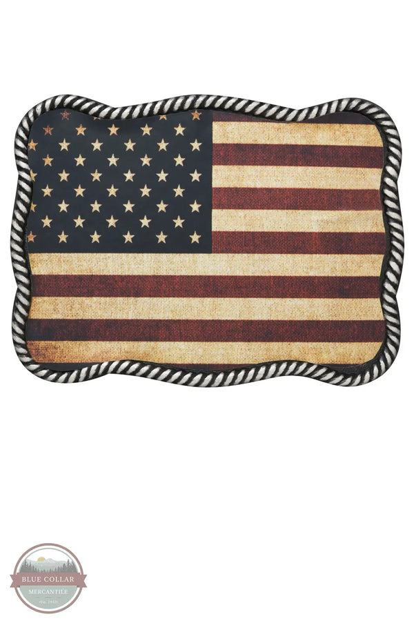 Nocona 37040 American Flag Belt Buckle