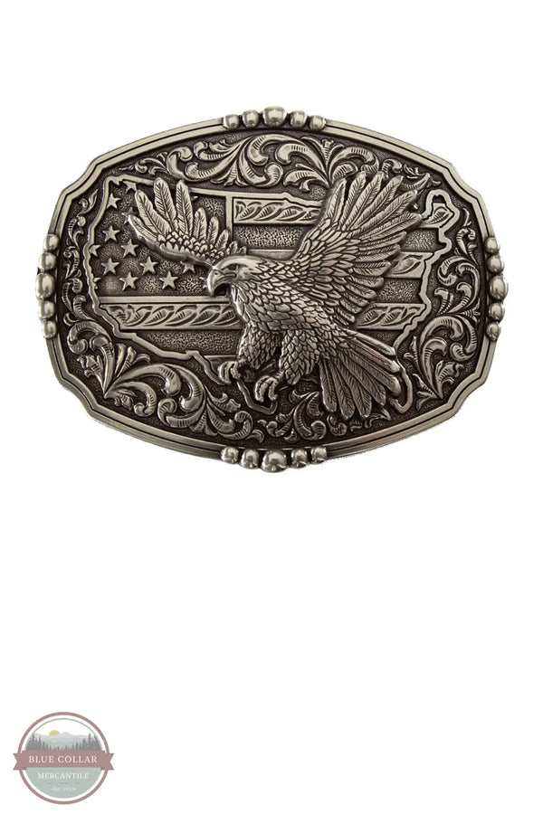 Nocona 37944 Men's American Flag and Eagle Belt Buckle