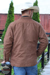 North River Apparel NRM8061 Canvas Jacket w/ Brushed Cotton Lining in Tobacco back