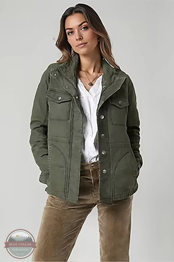North River Apparel NRL8105 Essex Lined Jacket in thyme, front