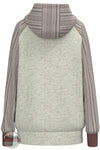 Hooey PH2601CRST Punchy Hoodie in Cream/Stripe back view