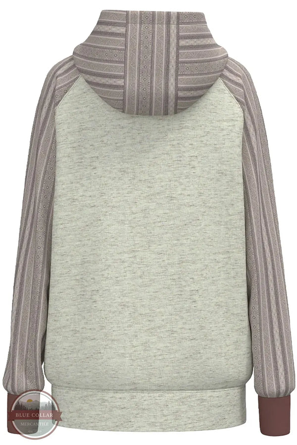 Hooey PH2601CRST Punchy Hoodie in Cream/Stripe back view