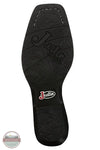 Justin GY2876 Rae 12" Western Boot in Midnight Black view of sole