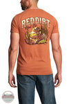 Red Dirt RDHC-T-163 Desert Sky Short Sleeve T-Shirt in orange, rear