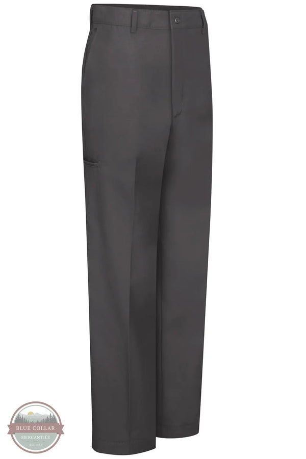 Red Kap PT2CCH Men's Cell Phone Pocket Pant in Charcoal right leg view with cell phone pocket
