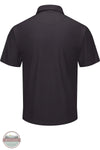 Red Kap SK90BK Men's Regular Sizes Short Sleeve Performance Knit Flex Series Pro Polo in Black back view