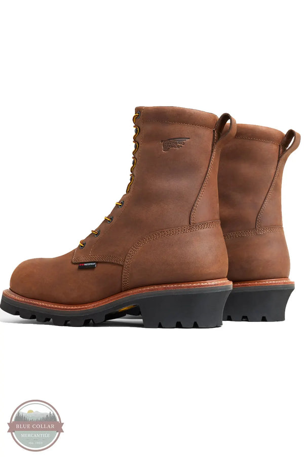 Red Wing 2120 Loggermax 9-Inch Waterproof Safety Toe Boot heel view