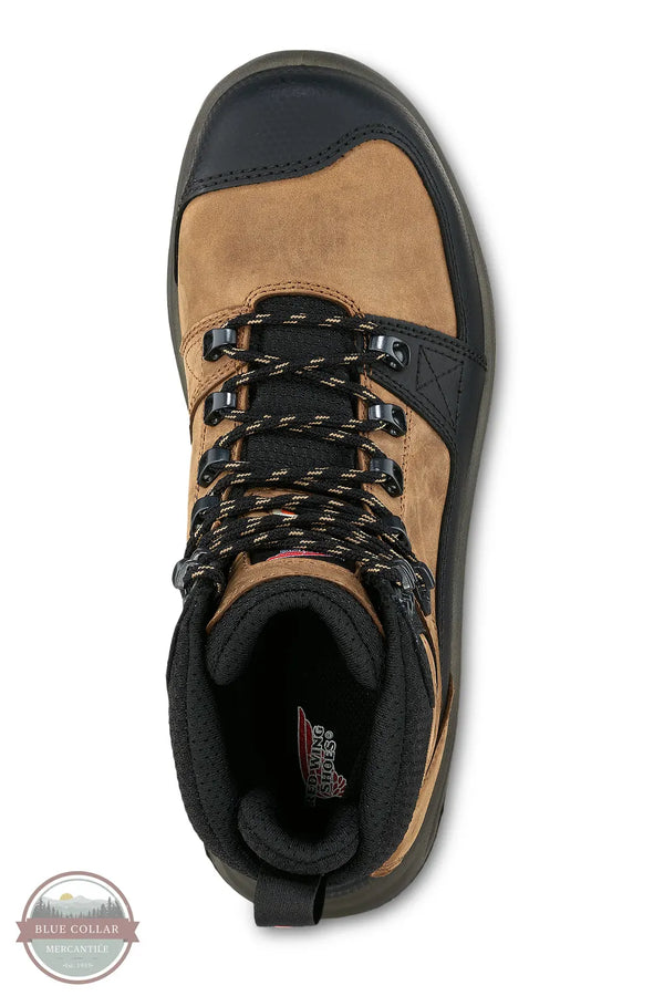 Red Wing 3519 Tradesman 6 Inch Waterproof CSA Safety Toe Boot birds eye view