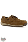 Rockport Works RK676 Sailing Club Safety Toe Work Shoe in Brown, front