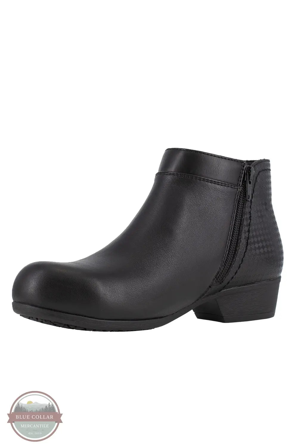 Rockport Works RK751 Black Carly Safety Toe Work Booties, instep