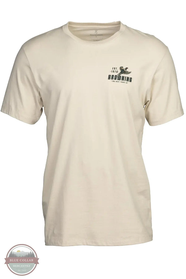 Browning Rooster T-Shirt in Bone front image