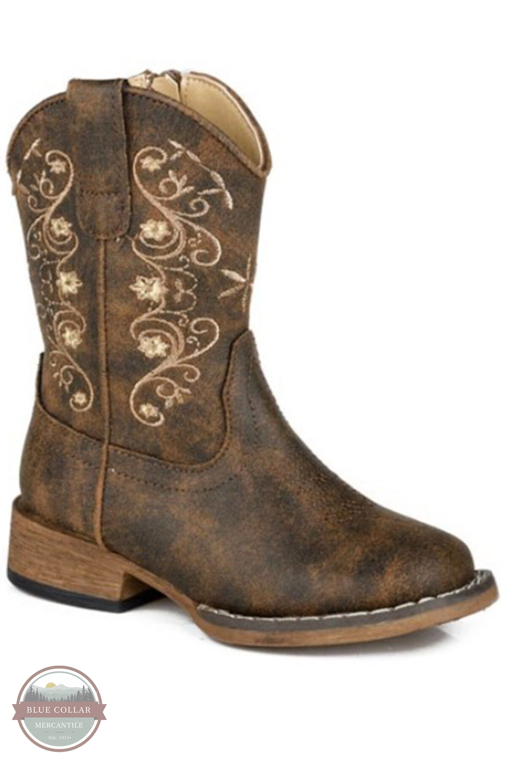 Roper 09-017-1903-3768 BR Bailey Toddler Vintage Floral Western Boot