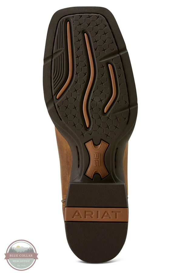 Ariat 10074320 Round Up Holly Western Square Toe Boot bottom sole view