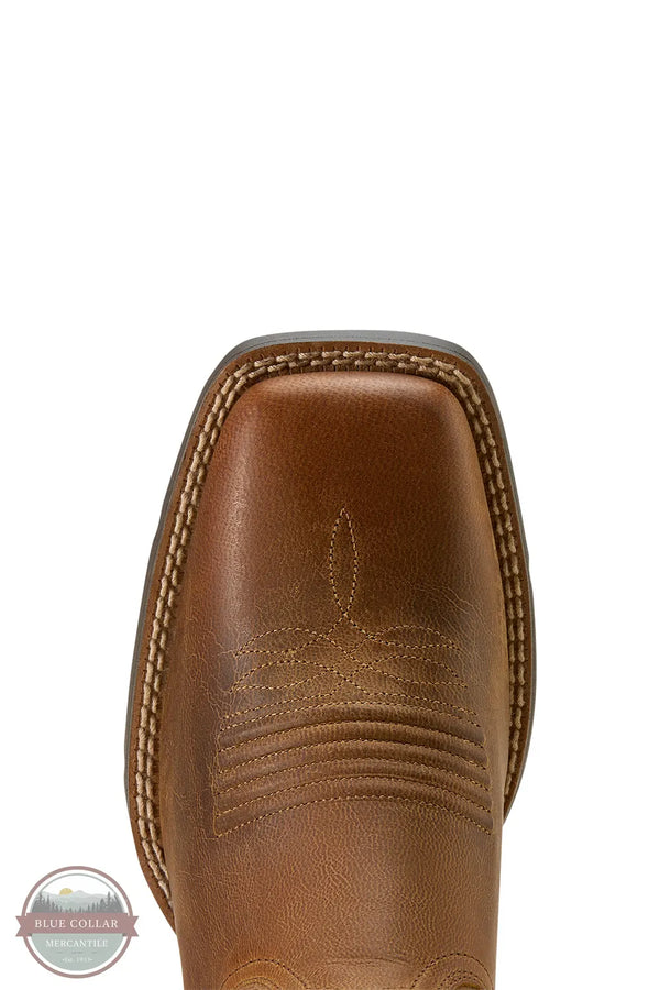 Ariat 10074320 Round Up Holly Western Square Toe Boot wide toe view
