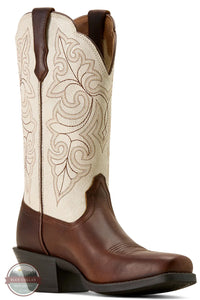 Ariat 10074370 Round Up Square Toe Western Boot main view front