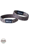Versible's Safari Leopard Tap To Pray® Wristband both reversible sides shown